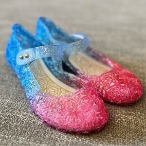Girls Glittery Flats